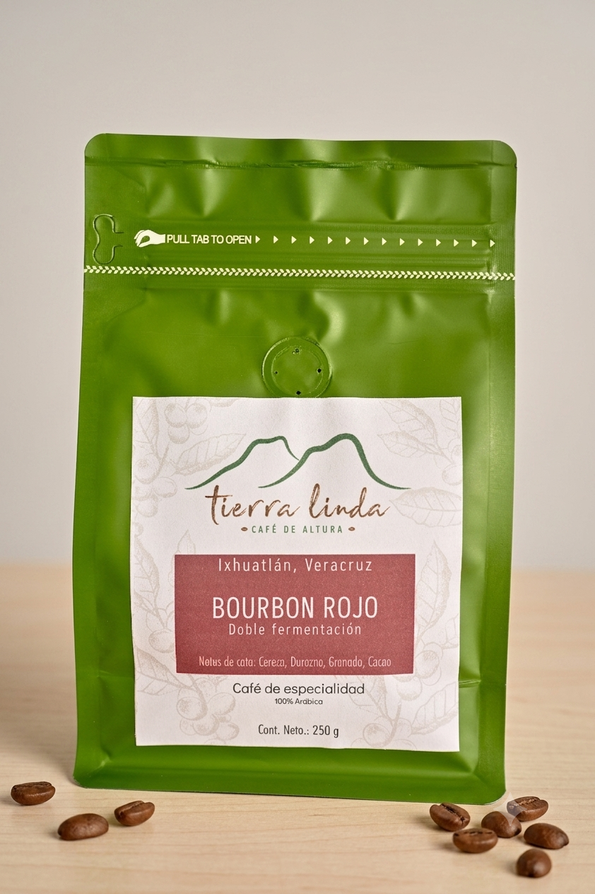 Bourbon Rojo — Doble Fermentación (Ixhuatlán, Veracruz)